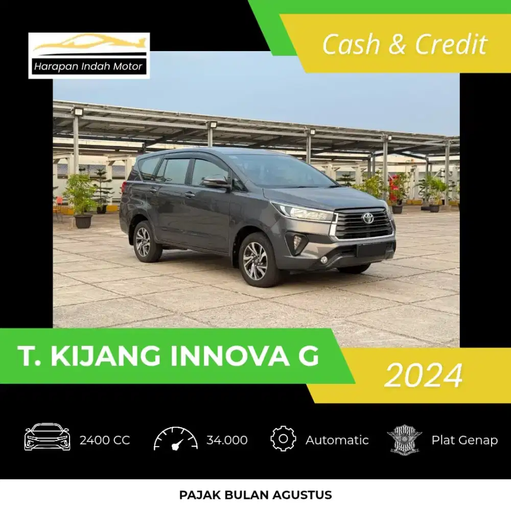 Toyota Kijang Innova G Diesel Matic 2024 Low KM 34RB