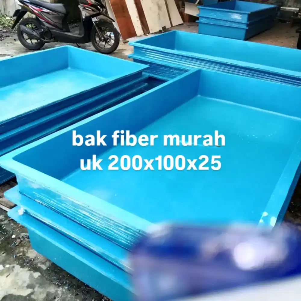 bak ikan fiberglass uk 200x100x25