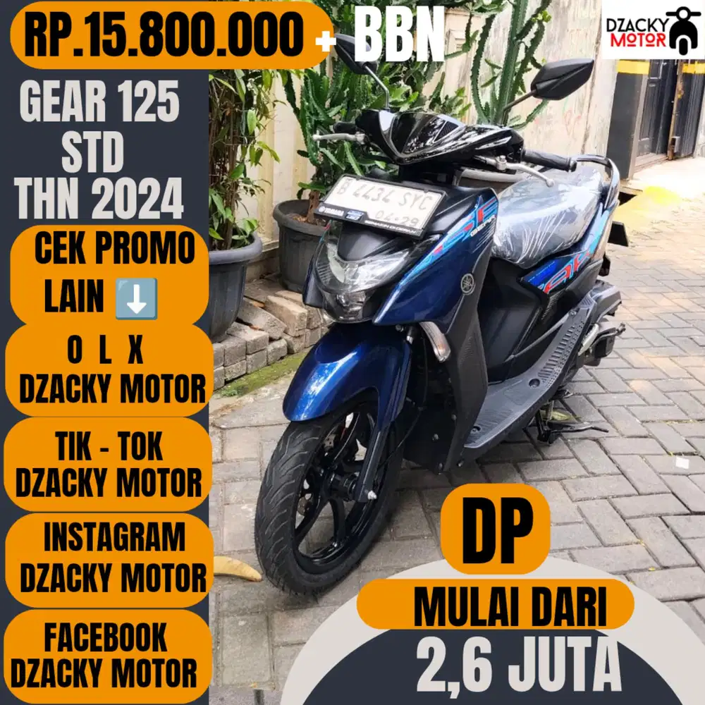 GEAR 125 STD 2023 + BBN SECOND LIKE' NEW