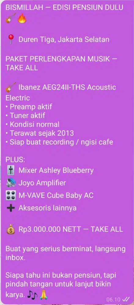 Gitar akustik elektrik Ibanez AEG24ii -THS take all