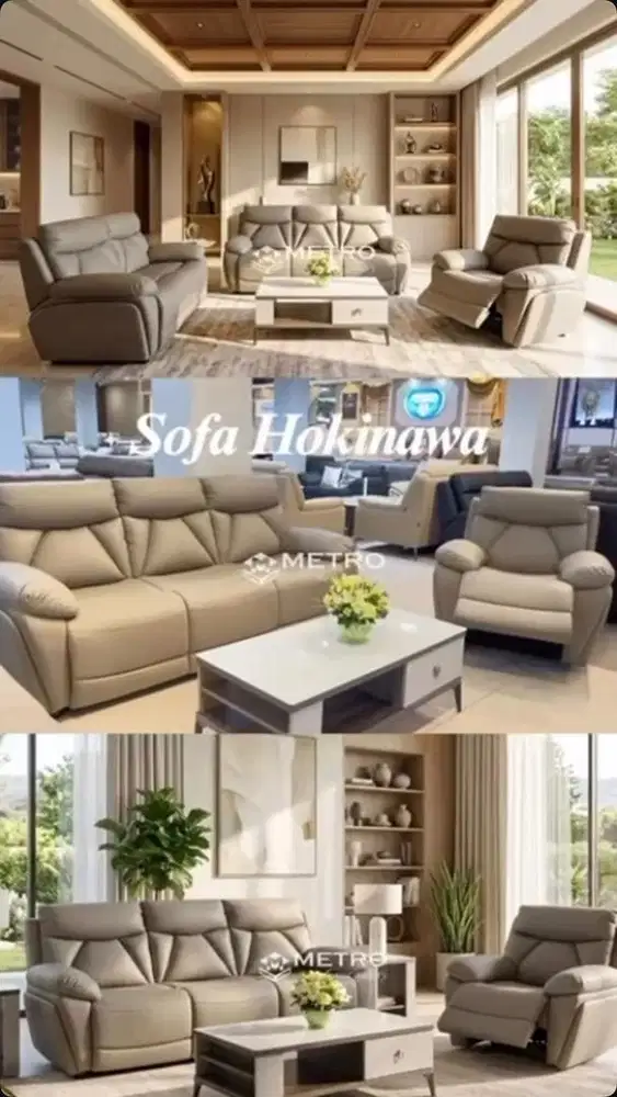 Set sofa dan meja