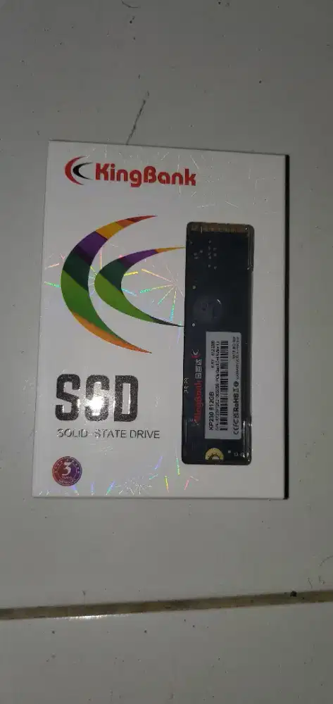 Ssd nvme m2 512 new garansi 3th