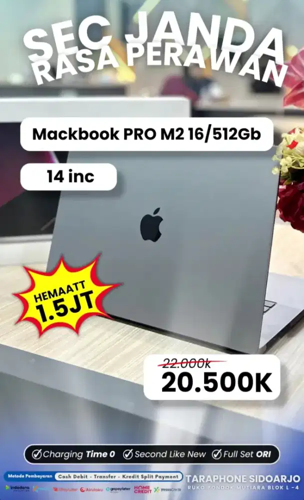 Mackbook Pro M2 16/512GB