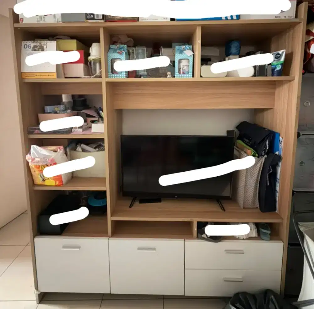 Rak/Lemari TV Informa Multifungsi Putih