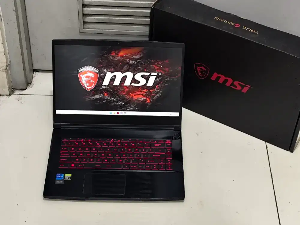 Gaming laptop MSI INTEL CORE I7 GEN 11 NVIDIA GEFORCE RTX 3050TI