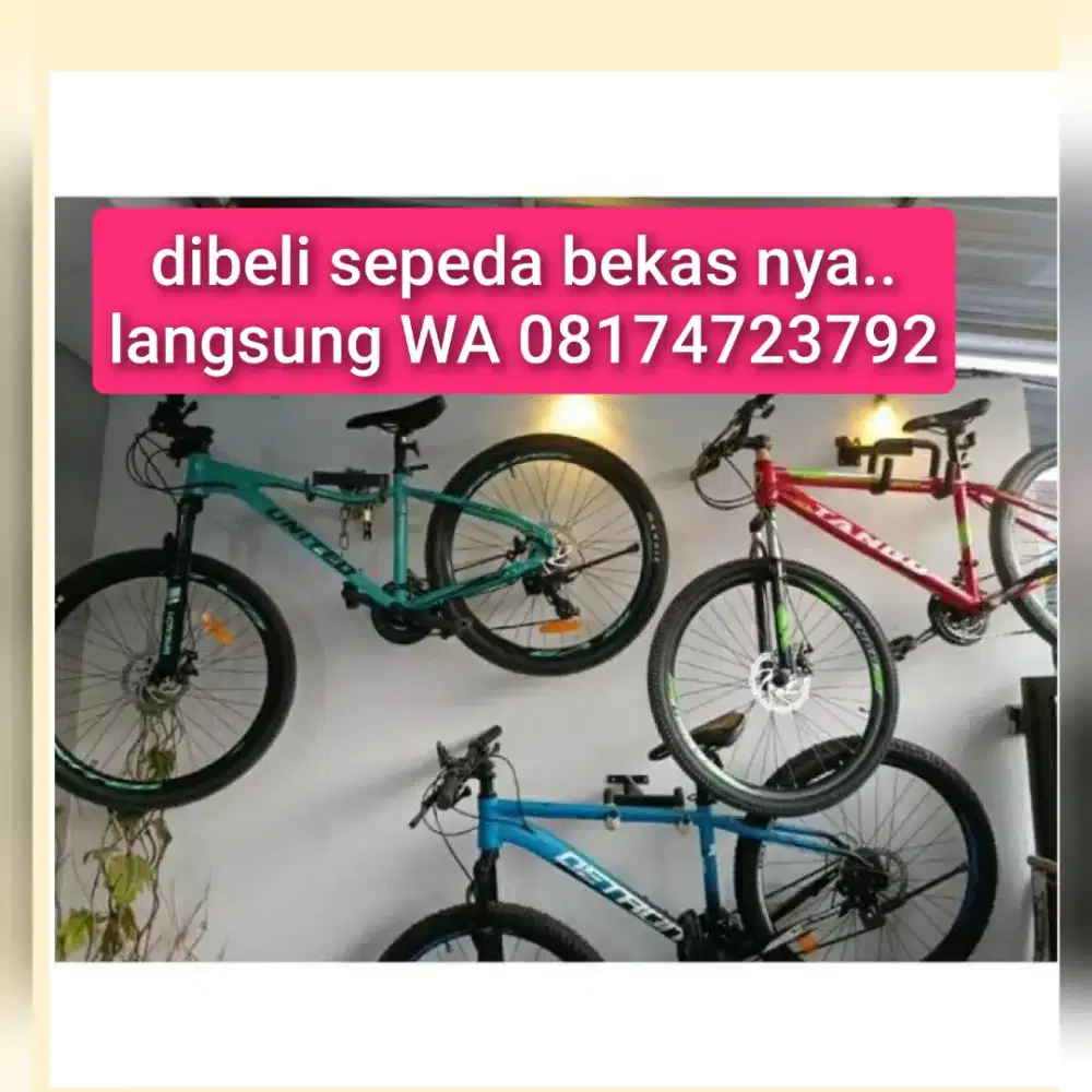cari / mau beli sepeda bekas yg layak pakai