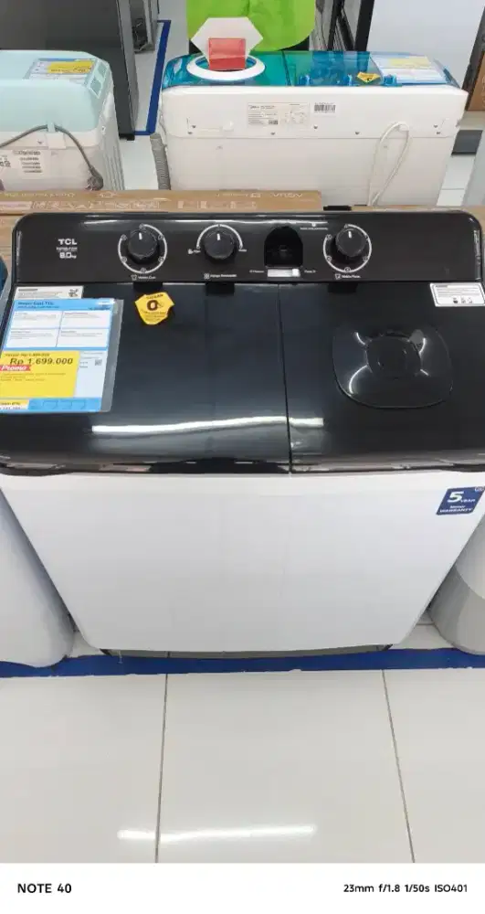 MESIN CUCI TCL 2 TABUNG