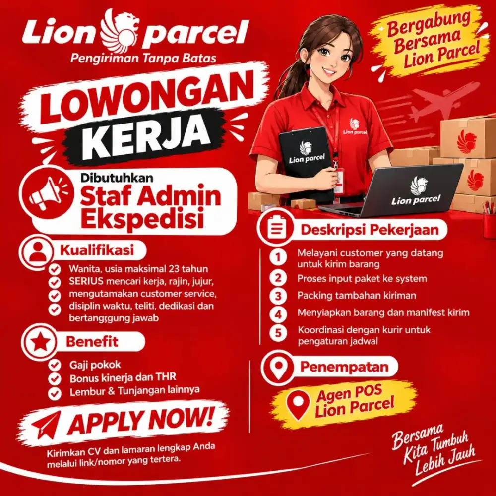 Loker - Staf ADMIN Ekspedisi