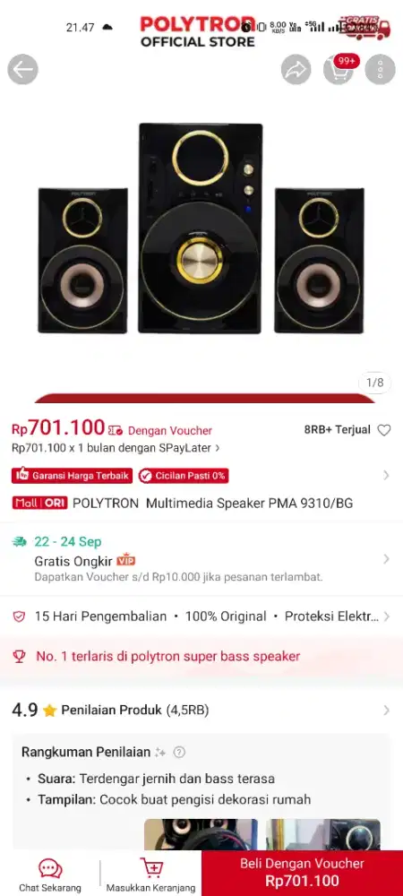 Polytron Multimedia 
PMA 9310 Depok GDC