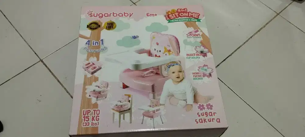 Jual babychair sugarbaby & earmuff anti slip grip