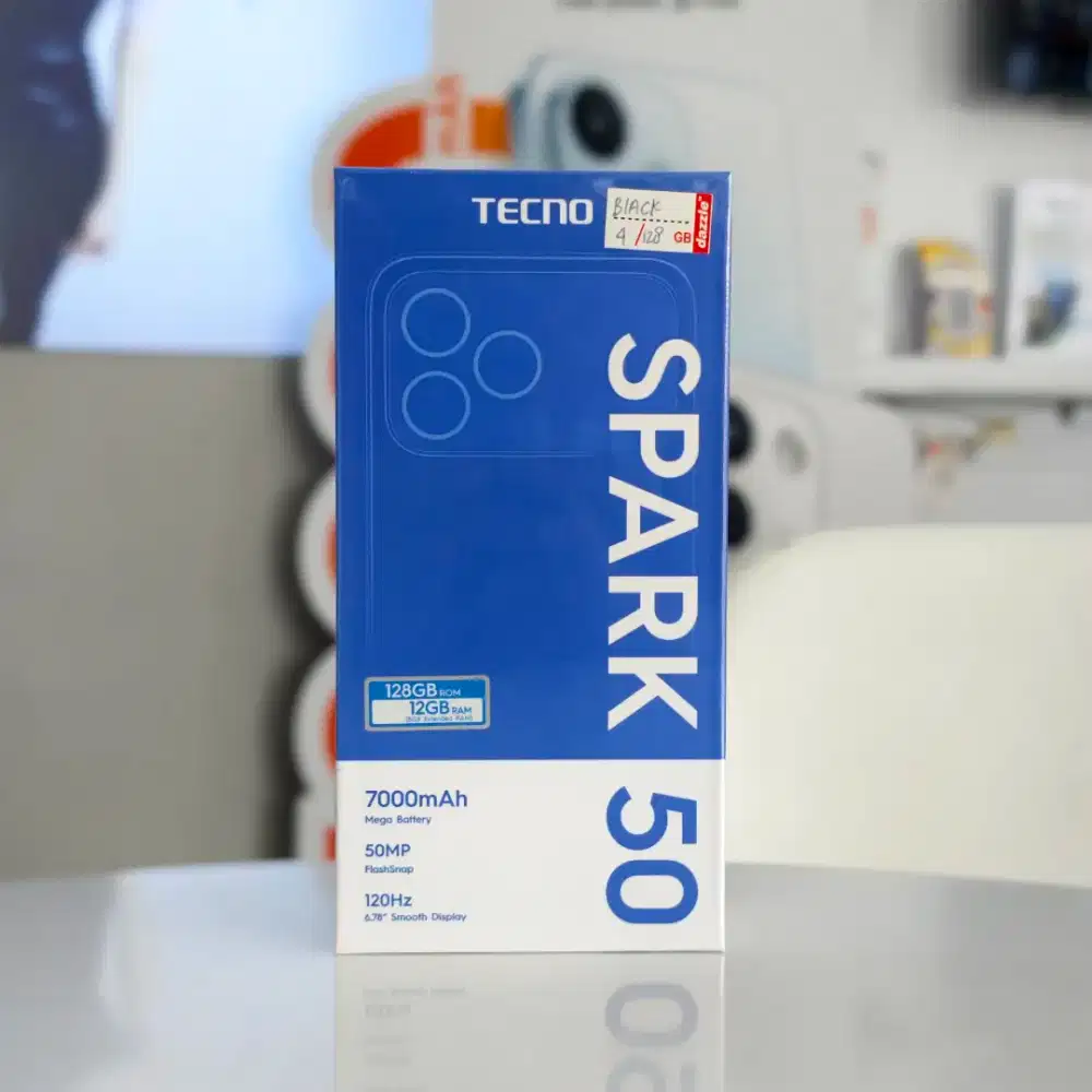 TECNO SPARK 50 RAM 4/128 NEW