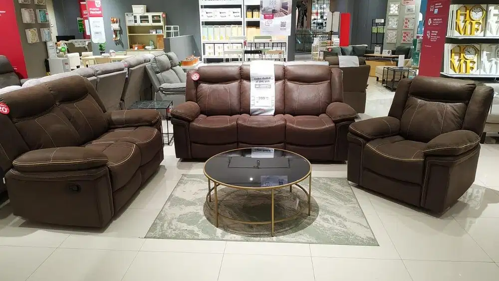 JUAL SOFA SET RECLINER MURAH