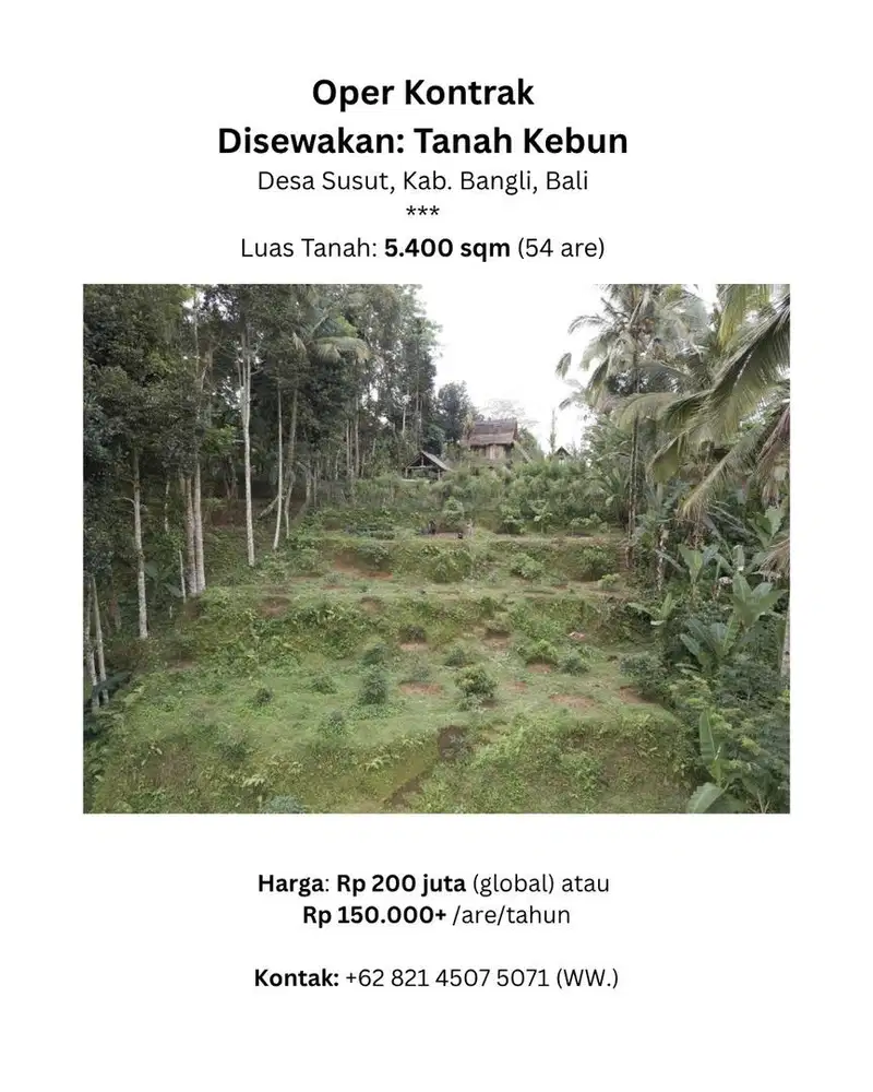Turun Harga!!! Oper Kontrak 200 Juta (Global)