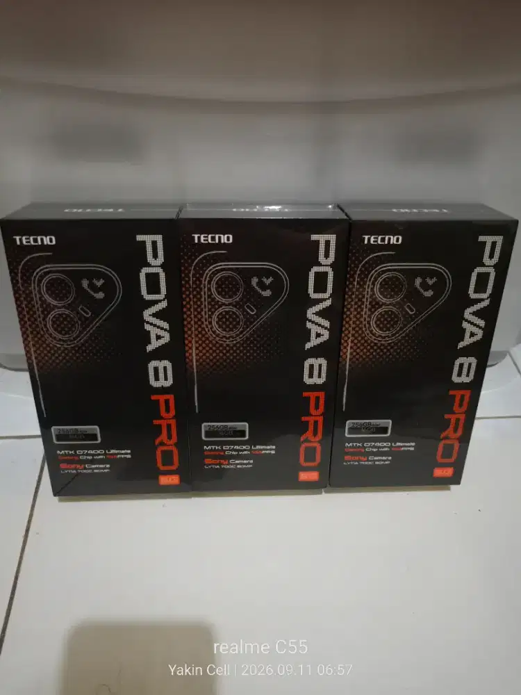 Tecno Pova 8 Pro 5G 8/256 GB Dimensity 7400 Ultimate Garansi Resmi