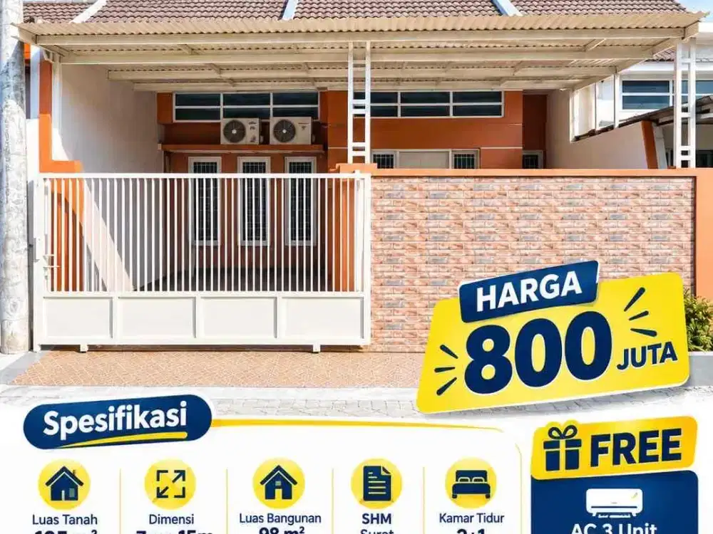 Dijual Rumah Murah Green Mansion Regency Sidoarjo