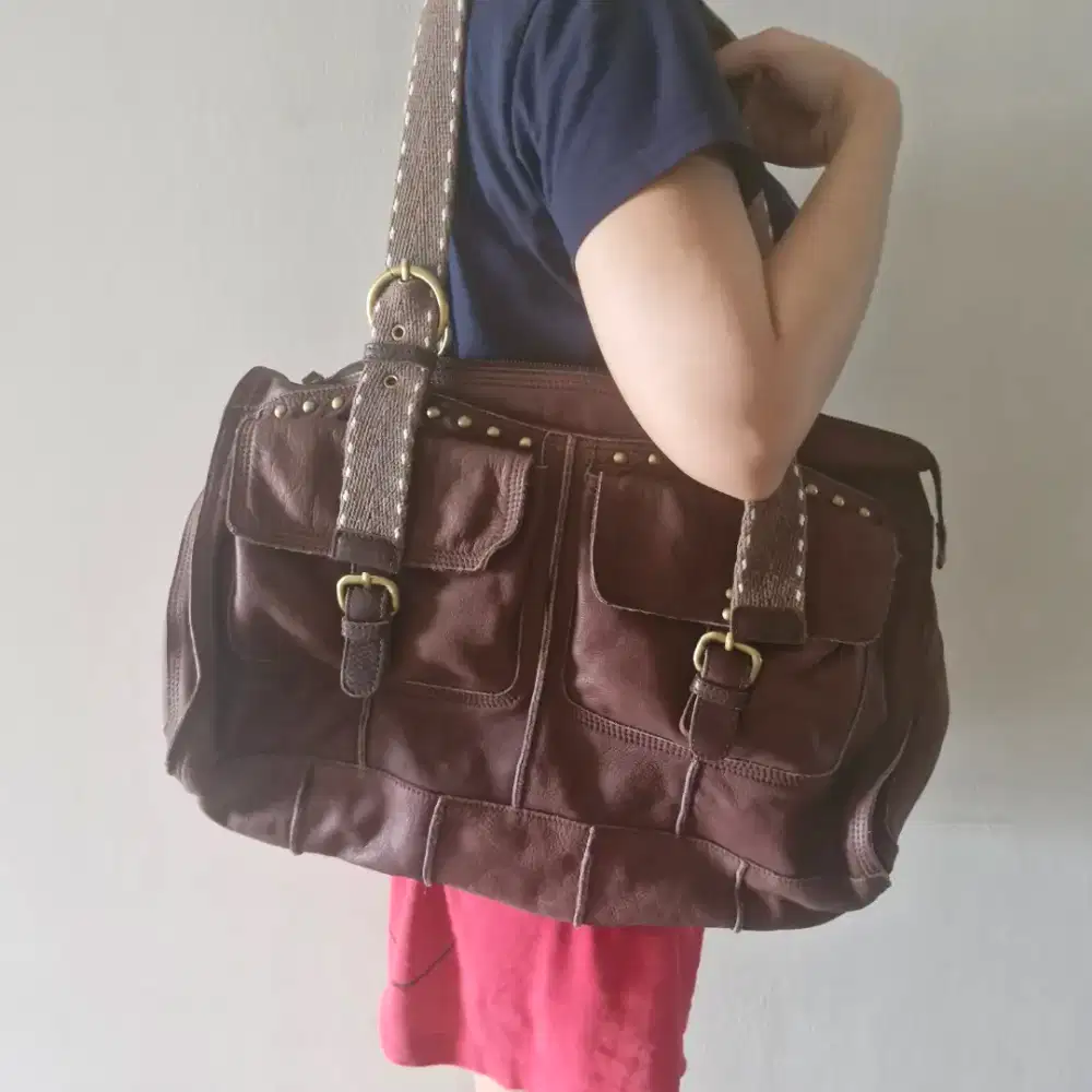Hanahana tote bag (full cow learher)