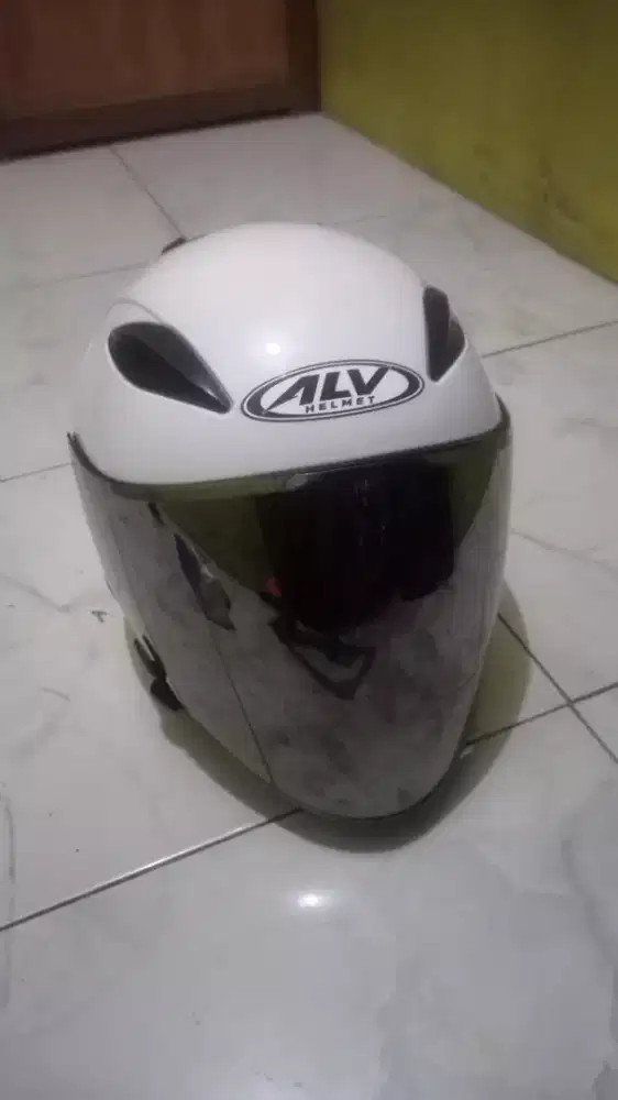 DJ helm ALV putih bekas ukuran all size