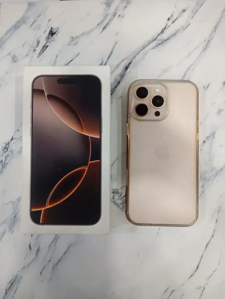 Second iPhone 16 PM 512 Garansi iBox BH 100% garansi mei 2027