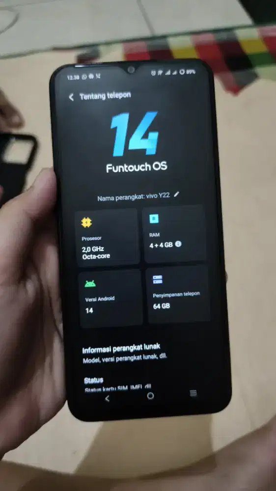 Vivo Y22 Fullset
