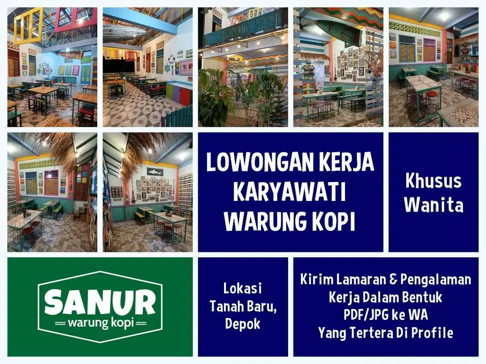 Lowongan Kerja Karyawan Warung Kopi Depok
