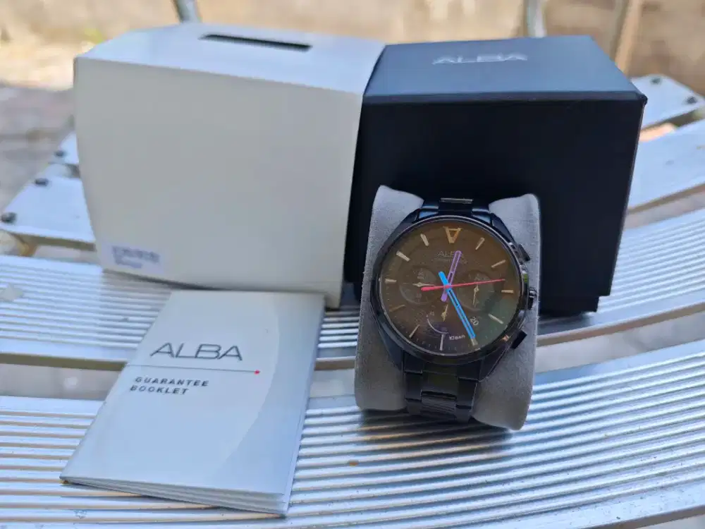 Jam Tangan Alba AT3G99X1 Tokyo Neon Original