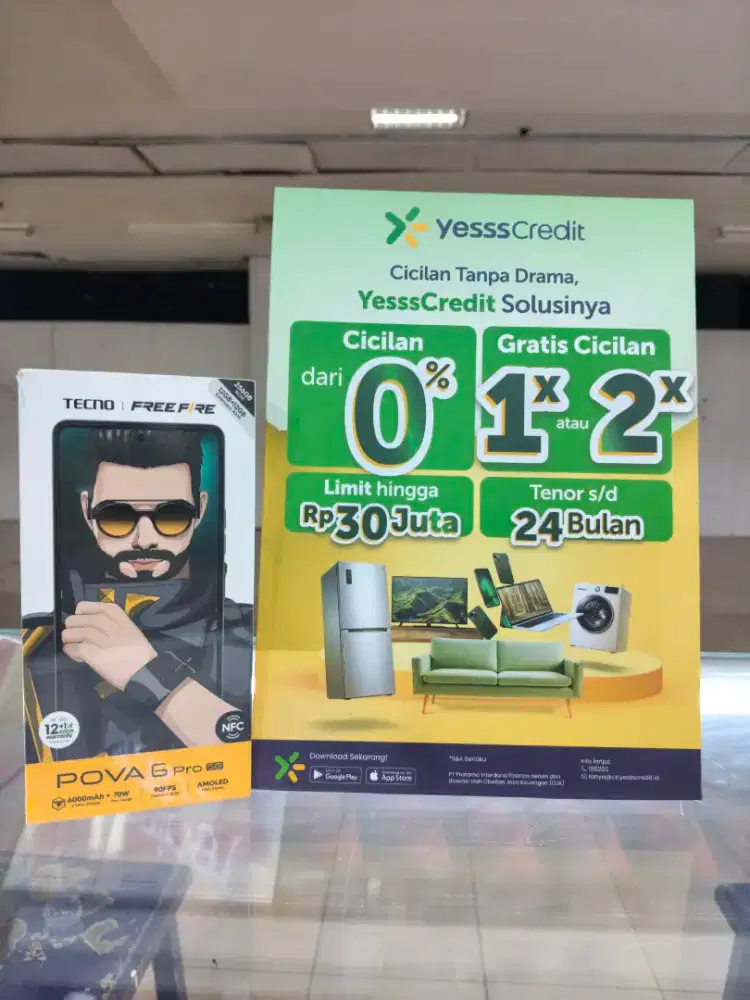 Cicilan hp Tecno cuma pakai ktp aja