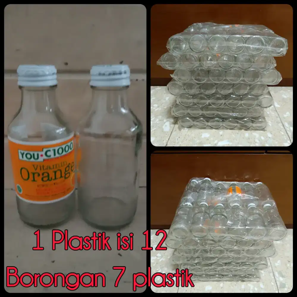 Botol UC Borongan 84 biji, sesuai pic