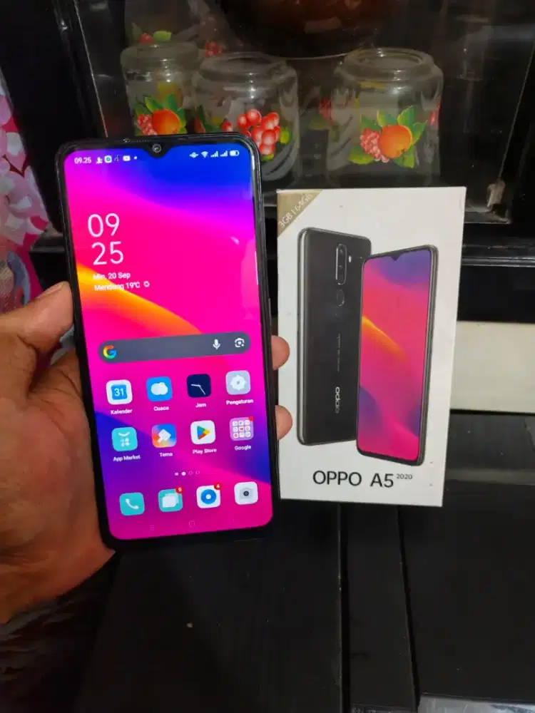 Oppo A5 2020 Ram 3/64GB Fullset siap pake