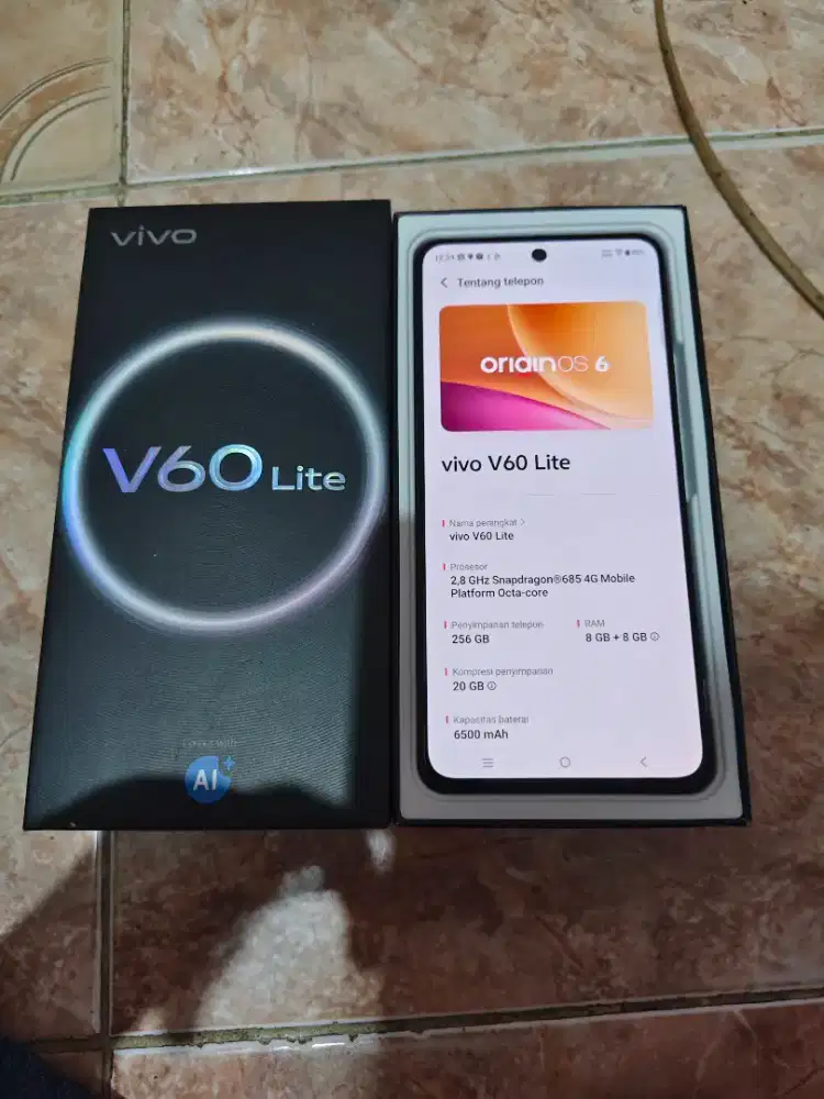 HP Vivo v60 live 4G kondisi masih mulus salah pilih hp jual aja