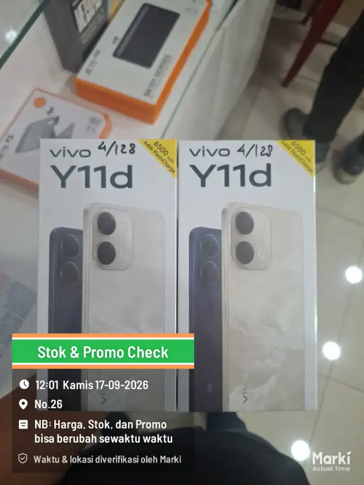 NEW VIVO Y11D SERIES. SEGEL GARANSI RESMI. PROMO TERBARU CASHBACK 300k