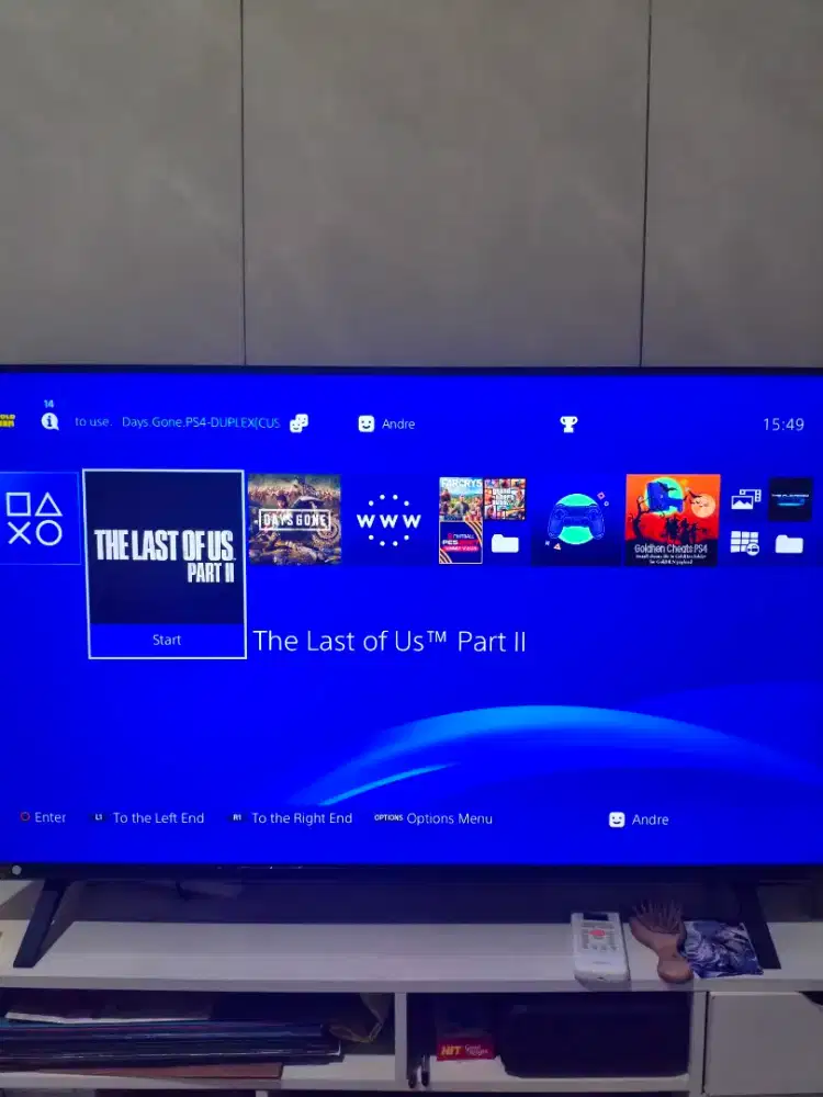 Ps4 slim 1 tera game banyak