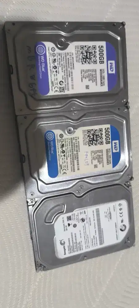 Di Jual HDD 500gb dan 320gb untuk bahan servis