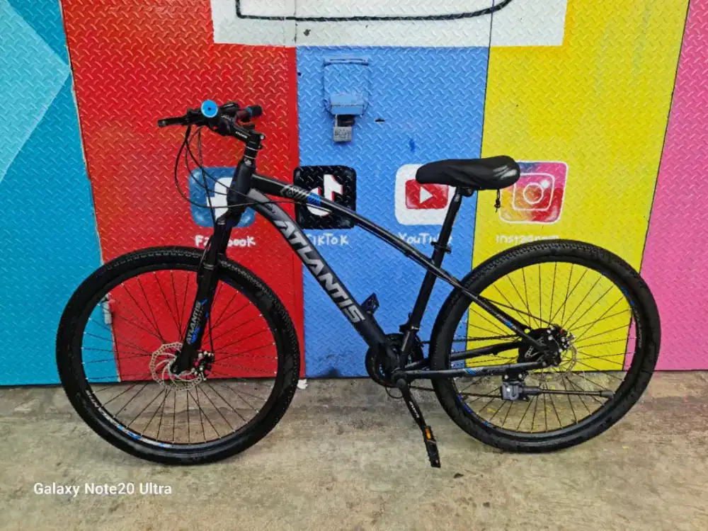 Jual butuh sepeda MTB atlatis UK 27 gigi 3x7 speed fungsi normal