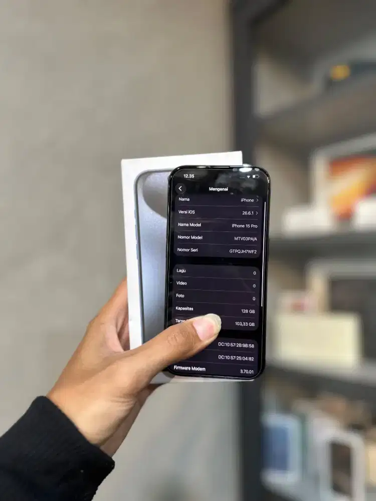 Iphone 15pro 128GB ex ibox