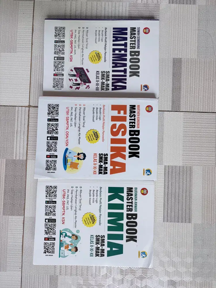 MASTER BOOK MATEMATIKA FISIKA KIMIA