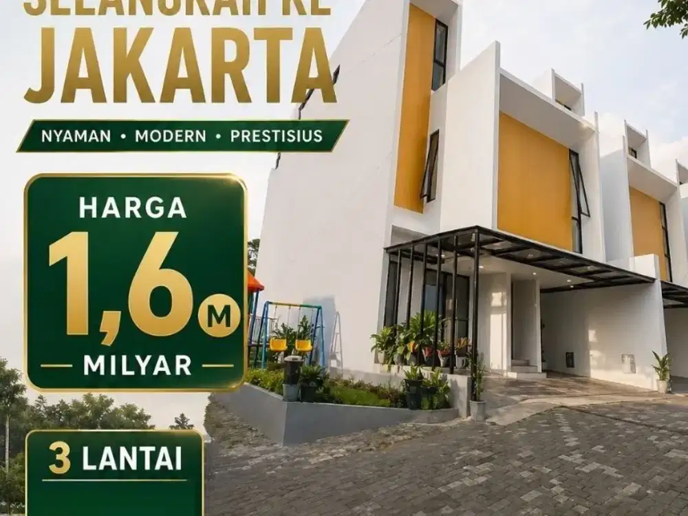 Jual Rumah Bintara Bekasi Barat Dekat Tol dan LRT Lingkungan Nyaman