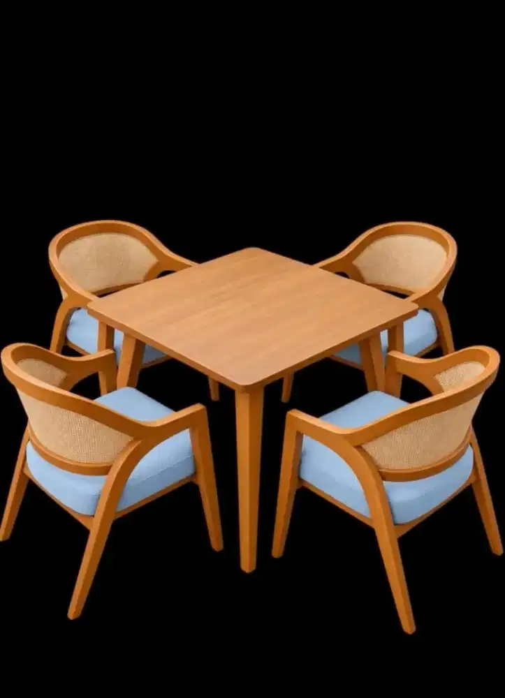 Meja kopi kantor jati