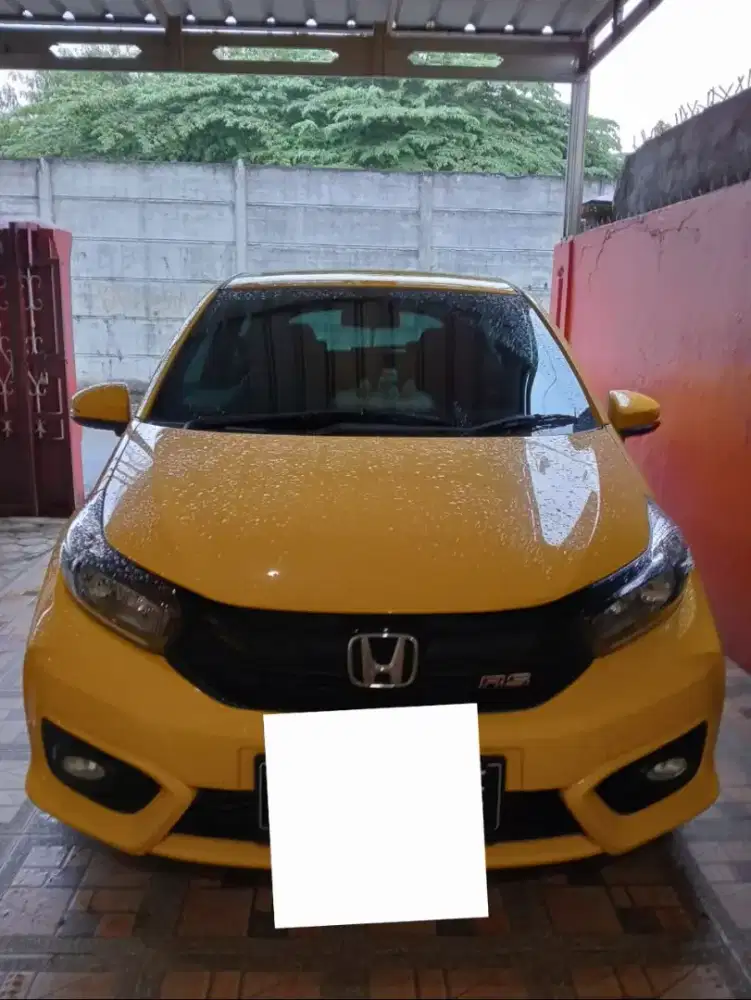 Jual mobik BRIO RS kuning tahun 2022