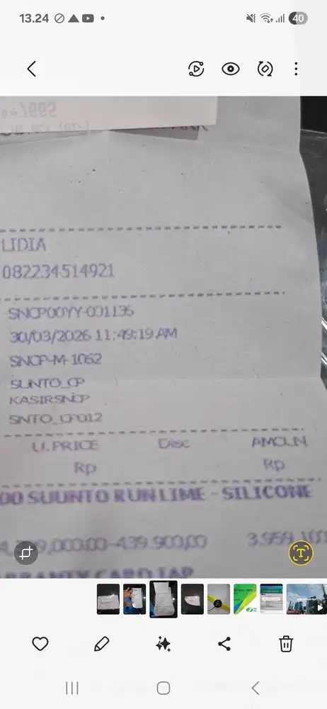 Suunto run lime silicone watch