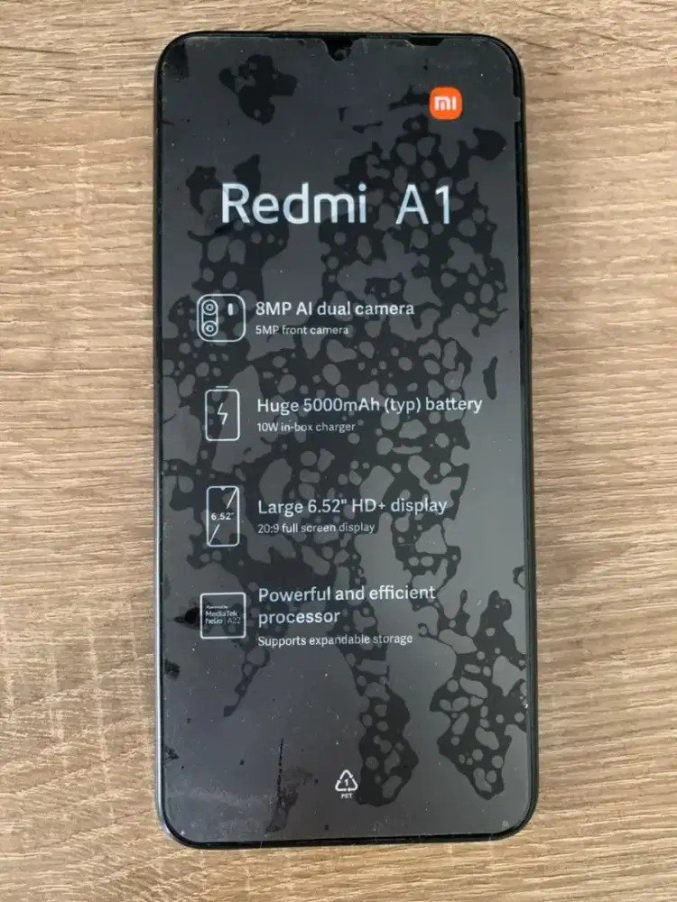 Xiaomi Redmi A1 Black Fullset mulus