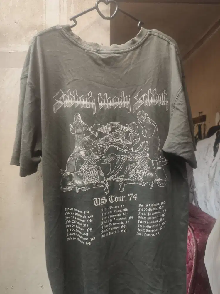 Baju band X black sabbath