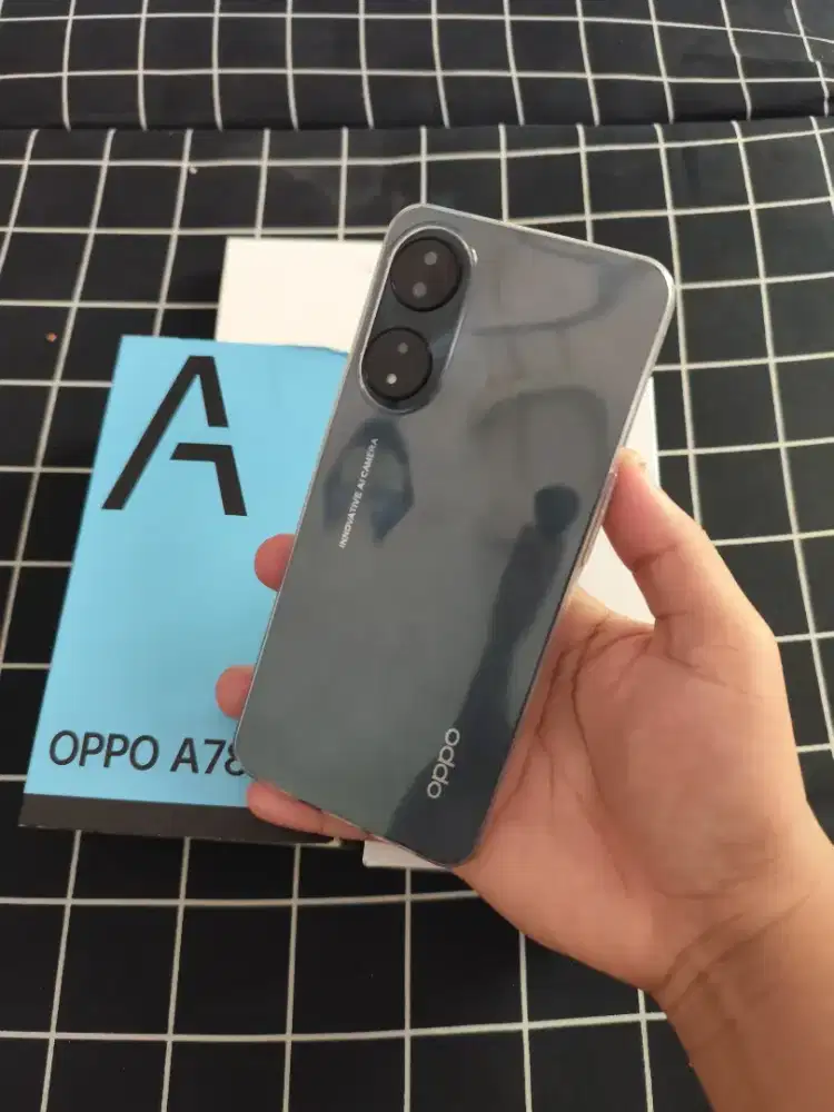 Oppo a78 5g 8/256 mulus baru