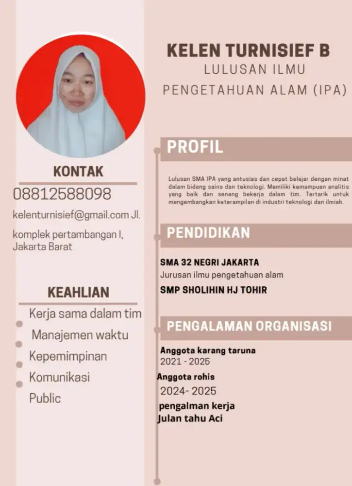 Cari kerja secepatnya