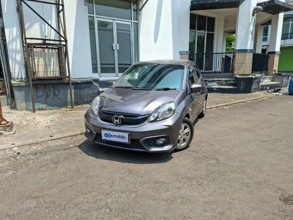 DP 10 JT! Pajak Panjang - Honda Brio Satya 1.2 E Bensin AT 2017 Abu