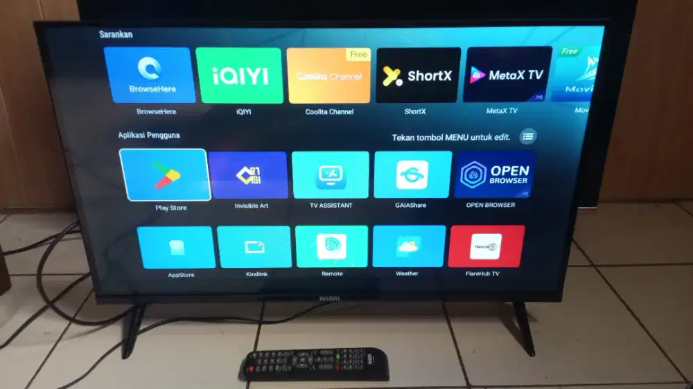 Tv led Akari android digital 32inchi likenew