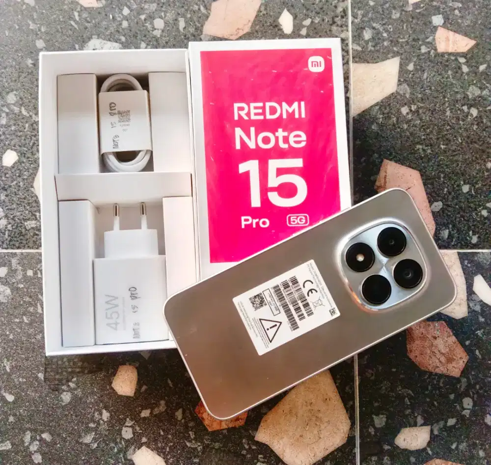 Redmi note 15 pro 5G kamera 200mp fullset like new