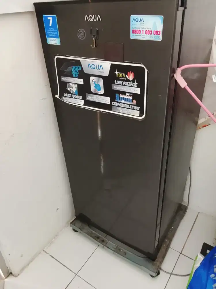 DIJUAL CEPAT KULKAS 1PINTU GRATIS BESI RODA