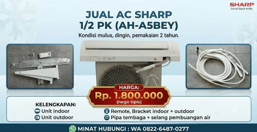 Jual AC Sharp Bekas