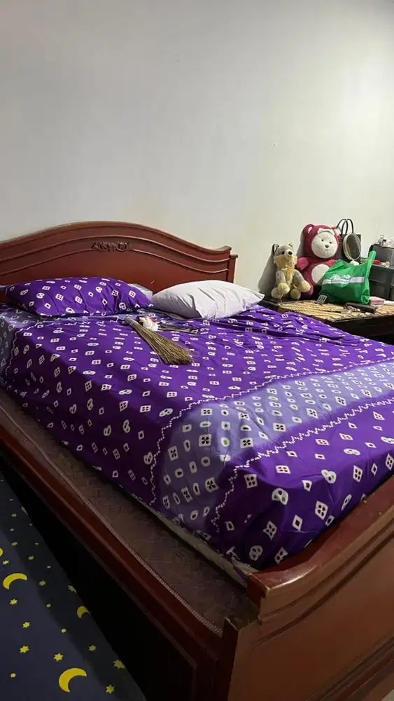 dijual kasur kayu jati include kasur yang bawah