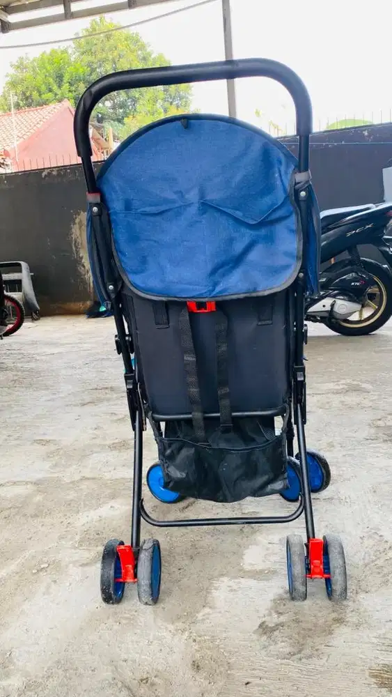 Stroller spacebaby biru